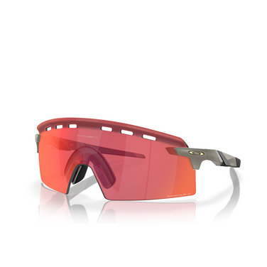 Oakley ENCODER STRIKE VENTED Sunglasses 923508 matte onyx - three-quarters view