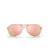 Oakley FEEDBACK Sunglasses 407944 satin rose gold - product thumbnail 1/4
