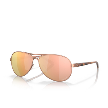 Oakley FEEDBACK Sunglasses 407944 satin rose gold - three-quarters view