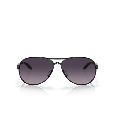Oakley FEEDBACK Sunglasses 407945 satin black - front view