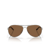 Oakley FEEDBACK Sunglasses 407947 satin chrome - product thumbnail 1/4