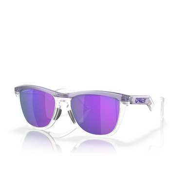 Oakley FROGSKINS HYBRID Sunglasses 928901 matte lilac / prizm clear - three-quarters view
