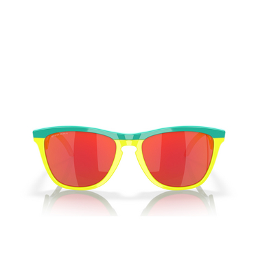 Oakley FROGSKINS HYBRID Sunglasses 928902 celeste / tennis ball yellow - front view