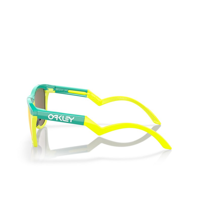 Oakley FROGSKINS HYBRID Sunglasses 928902 celeste / tennis ball yellow - 3/4