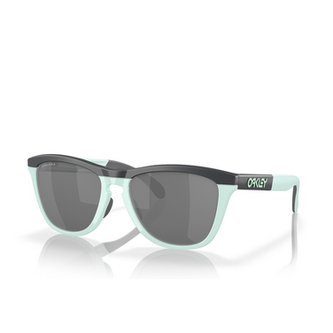Oakley FROGSKINS RANGE Sunglasses 928403 matte carbon / blue milkshake - three-quarters view