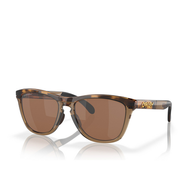 Oakley FROGSKINS RANGE Sunglasses 928407 brown tortoise / brown smoke - three-quarters view