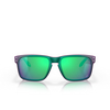Occhiali da sole Oakley HOLBROOK 9102T4 troy lee designs matte purple green shift - anteprima prodotto 1/4