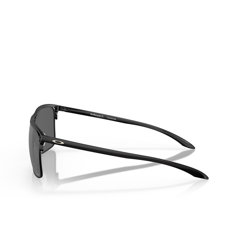 Occhiali da sole Oakley HOLBROOK TI 604802 satin black - 3/4