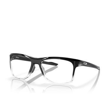 Oakley KNOLLS Eyeglasses 814404 polished black fade - three-quarters view