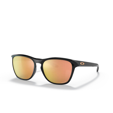 Oakley MANORBURN Sunglasses 947905 polished black - three-quarters view
