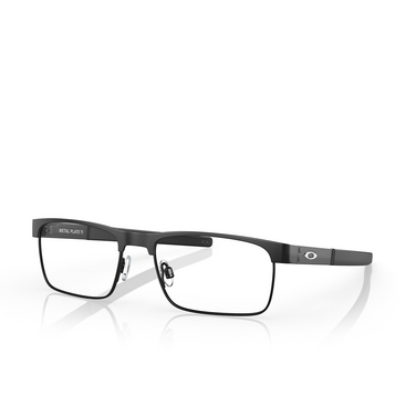 Oakley METAL PLATE TI Eyeglasses 515301 satin black - three-quarters view