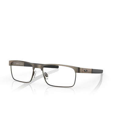 Lunettes de vue Oakley METAL PLATE TI 515302 pewter - Vue trois quarts