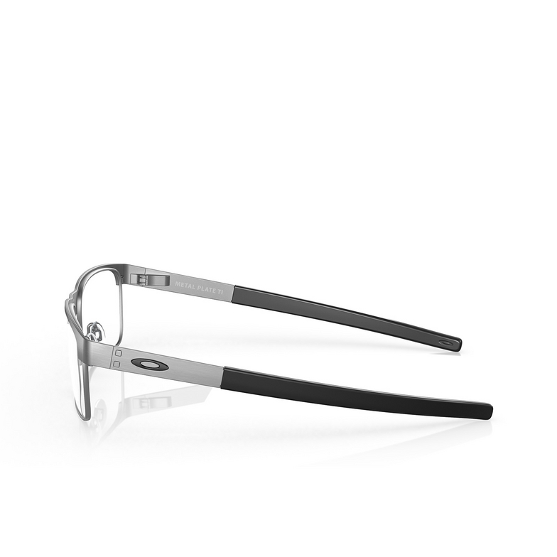 Oakley METAL PLATE TI Eyeglasses 515303 satin brushed chrome - 3/4