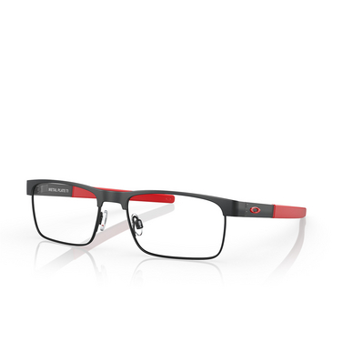 Lunettes de vue Oakley METAL PLATE TI 515304 satin light steel - Vue trois quarts