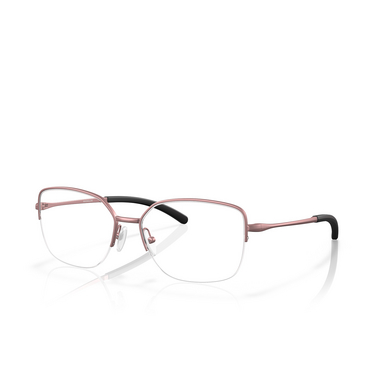 Oakley MOONGLOW Eyeglasses 300602 satin light berry - three-quarters view