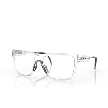 Oakley NXTLVL Eyeglasses 802803 polished clear - three-quarters view