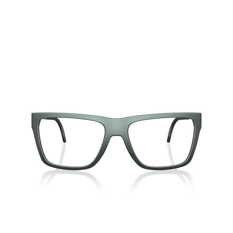 Oakley NXTLVL Eyeglasses 802807 matte dark silver / blue colorshift - 1/4