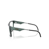 Oakley NXTLVL Eyeglasses 802807 matte dark silver / blue colorshift - product thumbnail 3/4