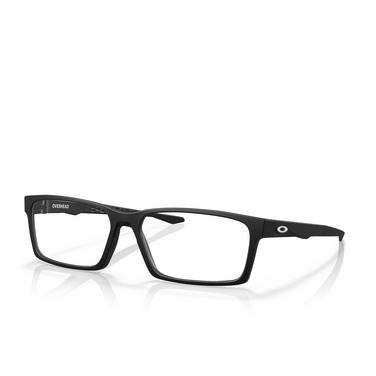 Oakley OVERHEAD Eyeglasses 806001 satin black - three-quarters view