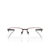 Oakley SWAY BAR 0.5 Eyeglasses 508003 matte brushed grenache - product thumbnail 1/4