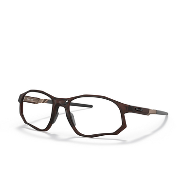 Oakley Eyeglasses 817103 satin amber - three-quarters view