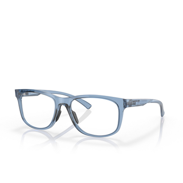 Gafas graduadas Oakley LEADLINE RX 817506 transparent blue - Vista tres cuartos