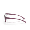 Occhiali da vista Oakley LEADLINE RX 817507 transparent indigo - anteprima prodotto 3/4