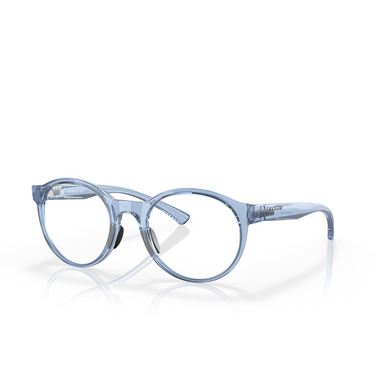 Oakley SPINDRIFT RX Eyeglasses 817607 transparent blue - three-quarters view