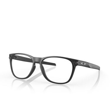 Oakley brand OJECTOR RX Eyeglasses 817701 satin black - three-quarters view