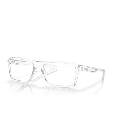 Oakley RAFTER Eyeglasses 817803 polished clear - three-quarters view