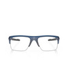 Lunettes de vue Oakley PLAZLINK 806104 matte translucent blue - Vignette du produit 1/4