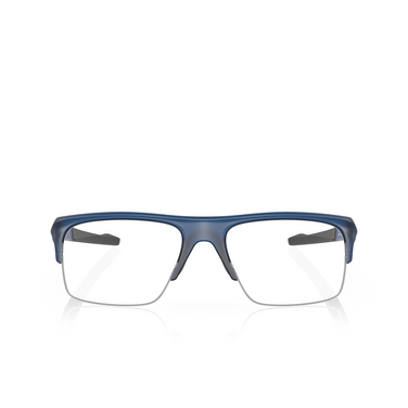 Occhiali da vista Oakley PLAZLINK 806104 matte translucent blue - frontale