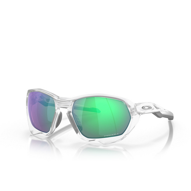 Oakley PLAZMA Sunglasses 901916 matte clear - three-quarters view