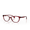 Lunettes de vue Oakley PLUNGELINE 814609 polished translucent brick red - Vignette du produit 2/4