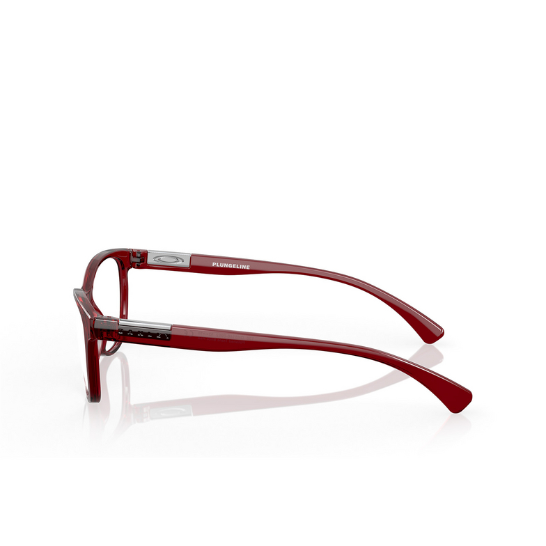 Lunettes de vue Oakley PLUNGELINE 814609 polished translucent brick red - 3/4