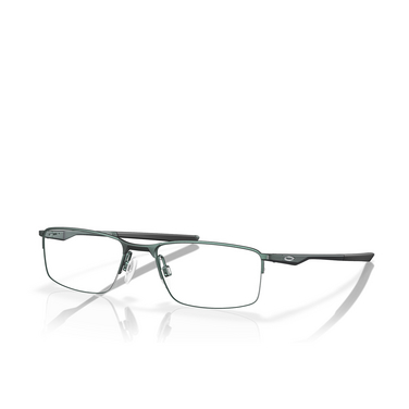 Oakley SOCKET 5.5 Eyeglasses 321812 matte purple / green colorshift - three-quarters view