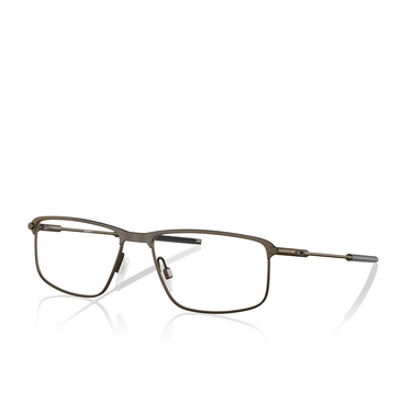 Oakley SOCKET TI Eyeglasses 501902 pewter - three-quarters view