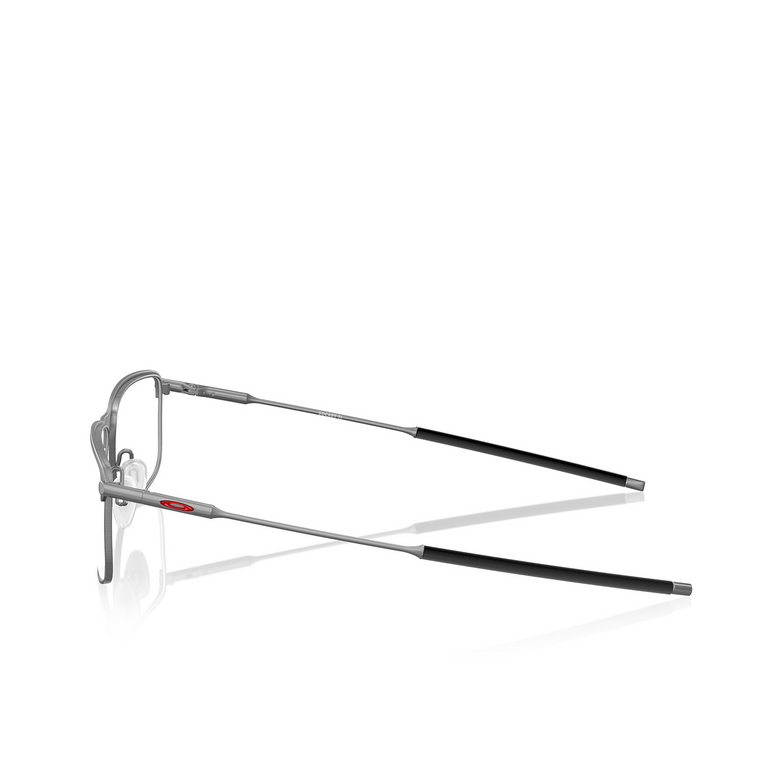 Oakley SOCKET TI Eyeglasses 501904 satin brushed chrome - 3/4
