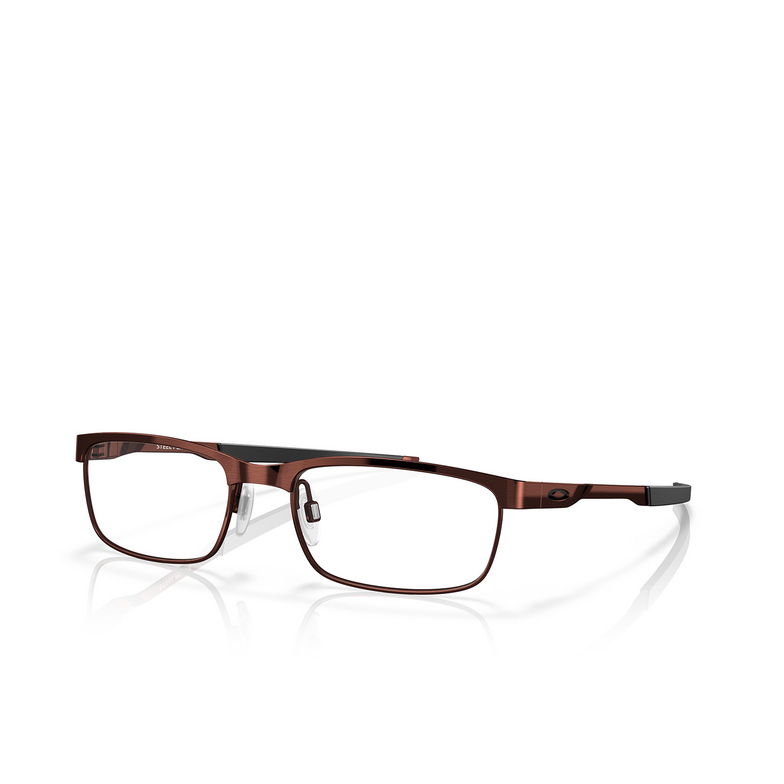 Oakley STEEL PLATE Eyeglasses 322208 brushed grenache - 2/4