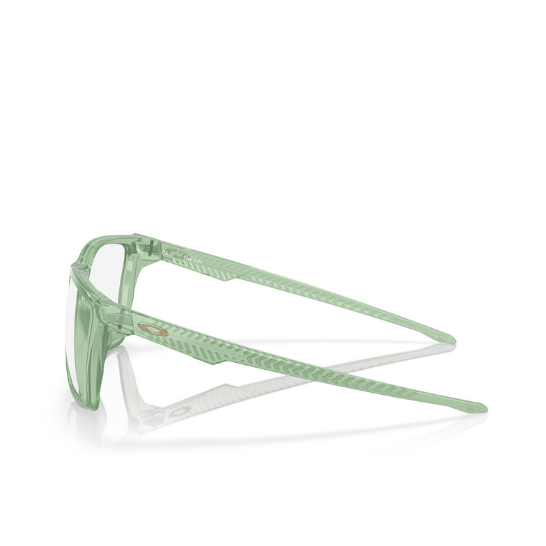 Lunettes de vue Oakley THE CUT 805805 polished trans jade - 3/4