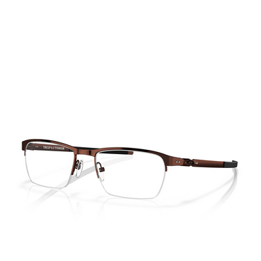 Oakley TINCUP 0.5 TI Korrektionsbrillen 509904 brushed grenache - Dreiviertelansicht