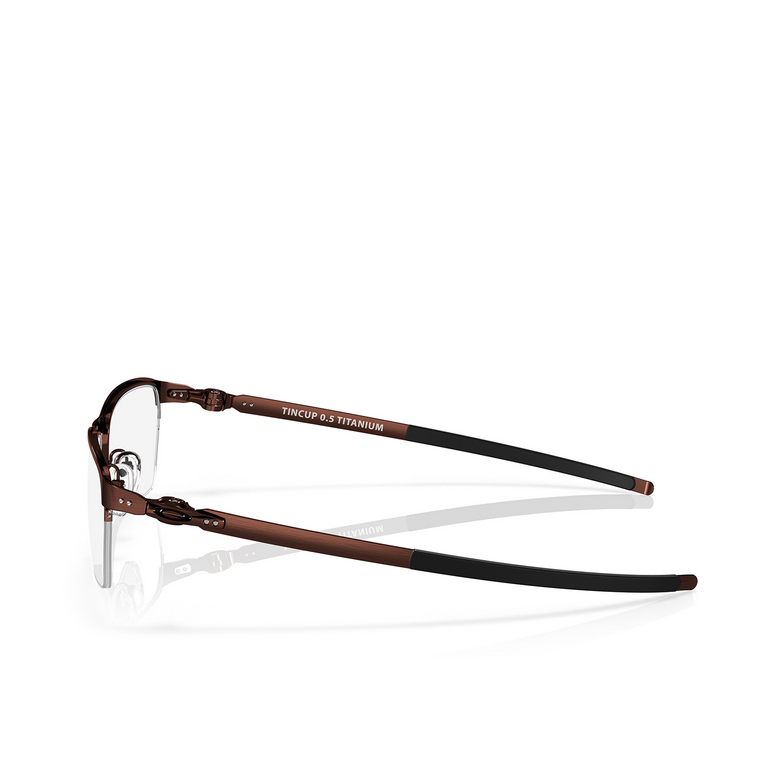 Oakley TINCUP 0.5 TI Eyeglasses 509904 brushed grenache - 3/4