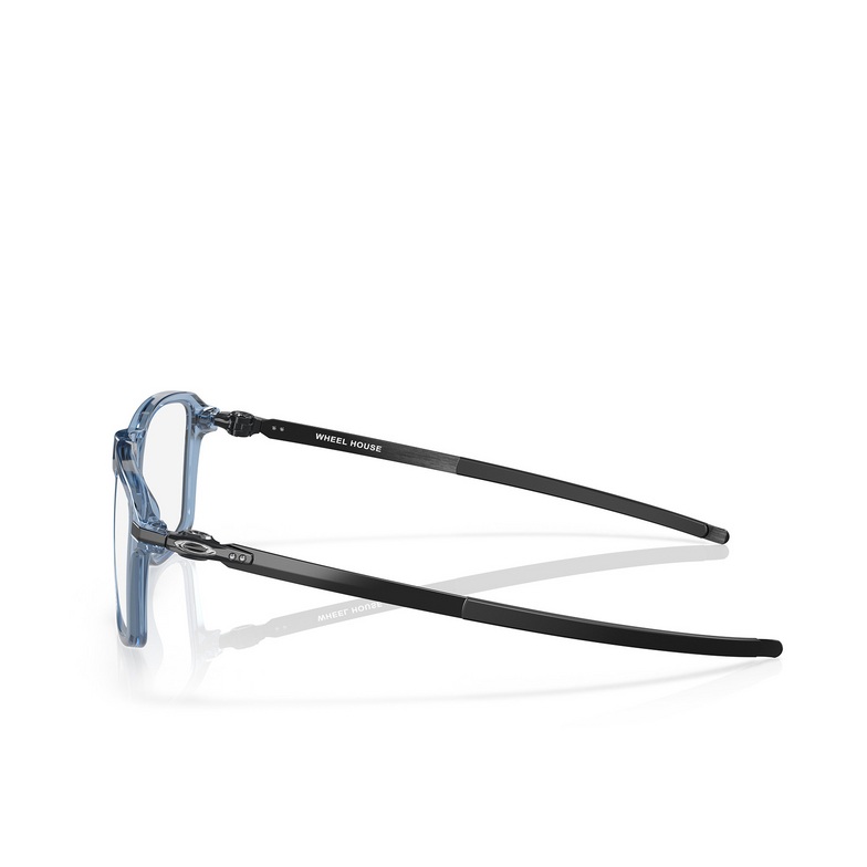 Oakley WHEEL HOUSE Eyeglasses 816606 transparent blue - 3/4