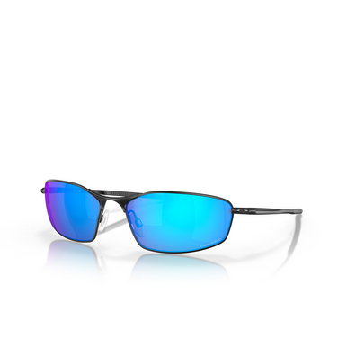Oakley WHISKER Sunglasses 414114 satin black - three-quarters view