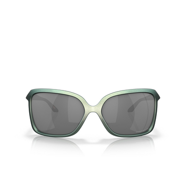 Oakley WILDRYE Sunglasses 923005 matte silver / blue colorshift - front view