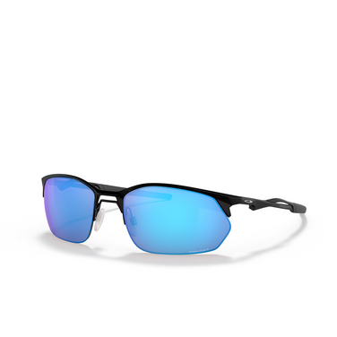 Oakley WIRE TAP 2.0 Sunglasses 414504 satin black - three-quarters view