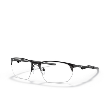 Oakley WIRE TAP 2.0 RX Eyeglasses 515201 satin black - three-quarters view