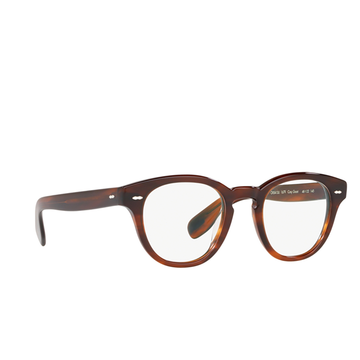 Oliver Peoples CARY GRANT Eyeglasses 1679 Grant Tortoise - three-quarters view