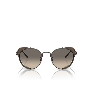 Occhiali da sole Oliver Peoples CESARINO-L 524432 antique pewter / earth leather - frontale