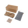 Oliver Peoples CESARINO-L Sonnenbrillen 525452 gold / sequoia leather - Produkt-Miniaturansicht 4/4